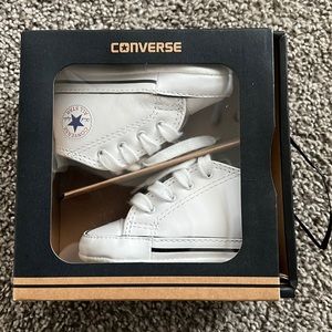 White Converse Crib Baby